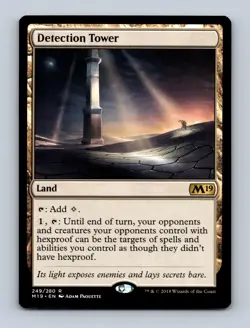 Detection Tower Core Set 2019 Non-Foil MTG NM - Image 1