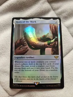 MTG LTR 0241 Horn of the Mark FOIL - Image 1