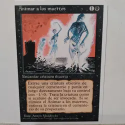 ANIMATE DEAD (PORTUGUESE) --- MTG -- 4th. Edition Foreign --- NM - Image 1