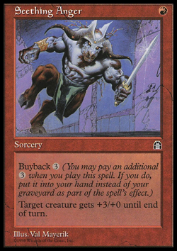 Seething Anger Stronghold MTG LP - Image 1