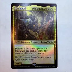 SLD Dakkon Blackblade Secret Lair Drop Foil MTG NM - Image 1