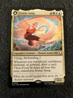 Magic The Gathering MTG - Avatar Aang - Avatar: The Last Airbender TLA - Image 1