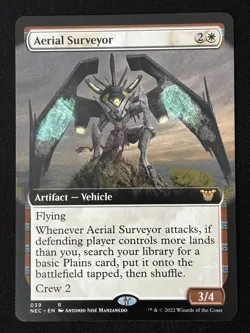 1x MTG Aerial Surveyor (Extended Art) - Commander: Kamigawa: Neon Dynasty (NEC) - Image 1