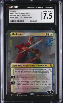 Elminster (Borderless) Commander Legends: Battle for Baldur's Gate Foil - Image 1