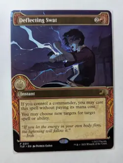 1x Deflecting Swat Showcase NM - Magic MTG TLA TLE CMR Bndle Exclusive x1 - Image 1