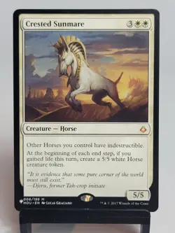 Magic The Gathering - The List: Hour of Devastation - Crested Sunmare - Image 1