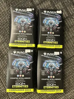 Edge of Eternities Commander Deck Counter Intelligence MTG Brand New Sealed QTY - Image 3