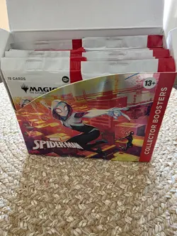 Magic The Gathering Marvel Spiderman New Open Box Collector Booster Box - Image 3