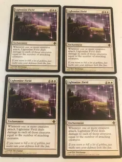 Magic the Gathering Lightmine Field x 4 Rise of the Eldrazi Regular - Image 1