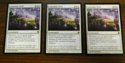 MTG Rise Of The Eldrazi Lightmine Field x3 White Rare UNPLAYED Near Mint - Image 1