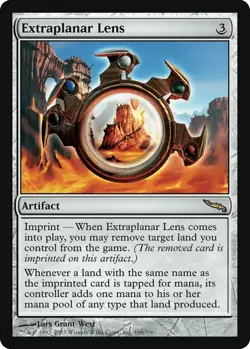 MTG Magic the Gathering Extraplanar Lens (169/306) Mirrodin MINT NO PLAY - Image 1