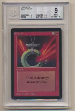 BGS 9 MTG Magic the Gathering Beta Shatter MINT Condition!! - Image 1