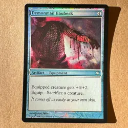 B3G3 ~ MTG ~ FOIL ~ Demonmail Hauberk ~ ISD Innistrad ~ #221/264 ~ English ~ HP - Image 1