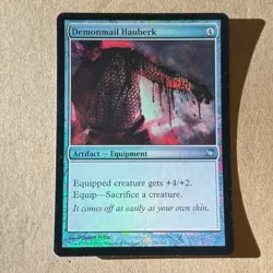 B3G3 ~ MTG ~ FOIL ~ Demonmail Hauberk ~ ISD Innistrad ~ #221/264 ~ English ~ HP - Image 3