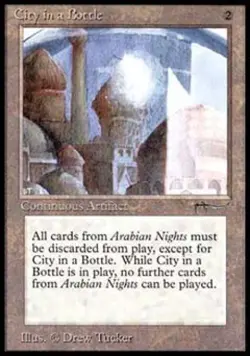 MTG English City in a Bottle Light Play Normal Arabian Nights - Image 1