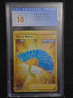 2021 Pokemon Chilling Reign FAN OF WAVES 226/198 CGC 10 GEM MINT psa Secret Rare - Image 1
