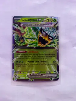 Pokemon TCG - Holo Teal Mask Ogerpon ex Twilight Masquerade - 012/167 - NM/M - Image 1