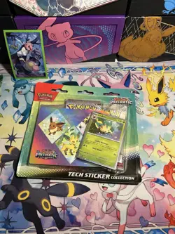 Pokemon Prismatic Evolutions Tech Sticker Collection - Leafeon FACTORY SEALED - Image 1
