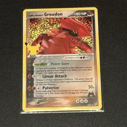 Team Magma's Groudon 009/034 Celebrations: Classic Collection Holo NM Pokemon - Image 1