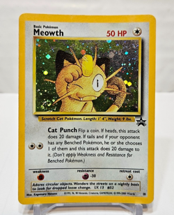 Meowth 10 GameBoy Holo Black Star Promo Pokemon 7888 - Image 1
