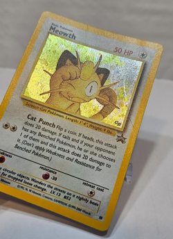 Meowth 10 GameBoy Holo Black Star Promo Pokemon 7888 - Image 3