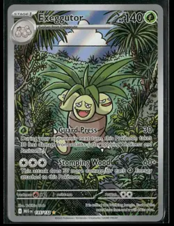 2025 Pokemon Scarlet & Violet White Flare Secret Rare Holo #135/132 Exeggutor - Image 1