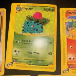 Pokemon TCG Vintage Holo Charmander Bulbasaur Expedition DMG Lot - Image 3