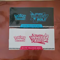 1-Pokemon Black Bolt/1-White Flare Elite Trainer Boxes ETB - Image 4