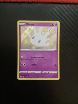 Milcery SV057/SV122 Shiny Vault Holo Pokemon 2021 Shining Fates - NM - Image 1