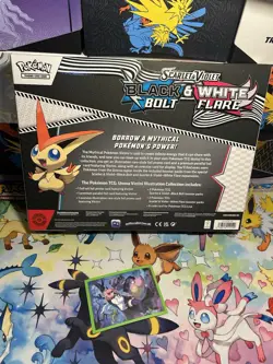 Pokemon TCG Unova Victini Illustration Collection Box Black Bolt/White Sealed - Image 2