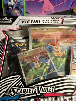 Pokemon TCG Unova Victini Illustration Collection Box Black Bolt/White Sealed - Image 3