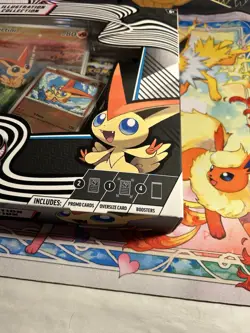 Pokemon TCG Unova Victini Illustration Collection Box Black Bolt/White Sealed - Image 4