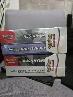 Pokemon Black Kyurem/Melmetal And Reshiram/Archaludon EX Collection Box Bundles - Image 1