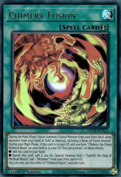 Yugioh! Chimera Fusion - MP24-EN221 - Ultra Rare - 1st Edition Near Mint, Englis - Image 1