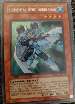 Elemental Hero Bubbleman EHC1-EN003 Elemental Hero Collection 1 Limited Edition - Image 1