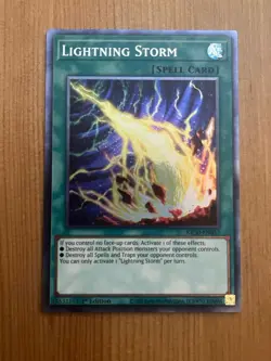 Yu-Gi-Oh Lightning Storm KICO-EN057 Collector’s Rare 1st Edition Near Mint - Image 1