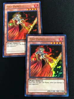 Yugioh Fire Princess LCYW-EN161 1ST Ultra x2 (NM) - Image 1