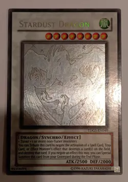 Stardust Dragon TDGS-EN040 Ghost Rare Unlimited Edition NM Yu-Gi-Oh! YUGIOH - Image 1