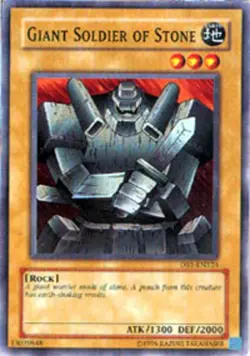 Giant Soldier of Stone - DB1-EN124 - Common - Unlimited Edition - Lightly Played - Image 1