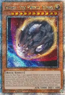 Yugioh! LP Nibiru, the Primal Being - RA01-EN015 - Quarter Century Secret Rare - - Image 1