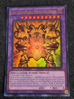 The Unstoppable Exodia Incarnate Ultra Rare INFO-EN033 NM 1st Ed Yugioh - Image 1
