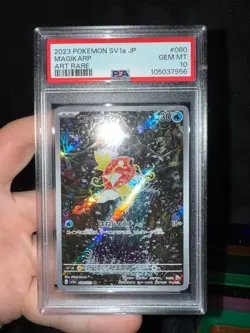 US SELLER PSA 10 Magikarp 080/073 AR Triplet Beat SV1A Japanese Pokemon Card - Image 1