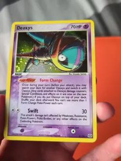Pokemon TCG Deoxys Holo EX Emerald Card 2/106 - Image 3