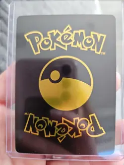 Charizard & Blastoise GX Black Foil Fan Art Collector Pokemon Card Tag Team - Image 2