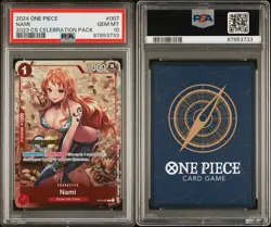 PSA 10 Gem Mint Nami 2023 CS Celebration ST01-007 Common One Piece Card 2024 - Image 3