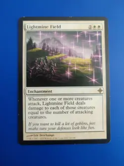Lightmine Field R 32 Rise of the Eldrazi MTG Lightly Played LP Single Rare Card - Image 1