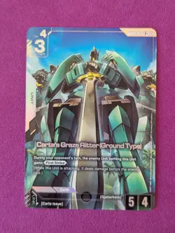 Carta's Graze Ritter (Ground Type) (R+) - Dual Impact (GD02) GUNDAM CARD GAME EN - Image 1
