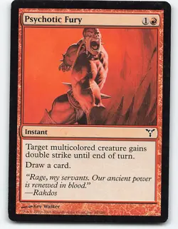 Psychotic Fury #68 Magic the Gathering Card - Image 1