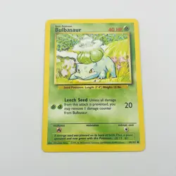 Bulbasaur - 44/102 - Pokemon Base Set Unlimited Card WOTC - Image 3