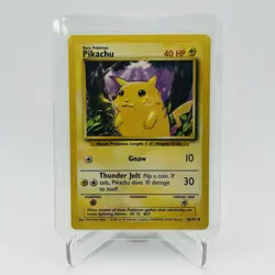 Pikachu - 58/102 - Pokemon Base Set Unlimited Rare Card WOTC NM - Image 1